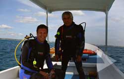 You can dive the sunken ship wreak when with Enrique - Almost Heaven Adventures