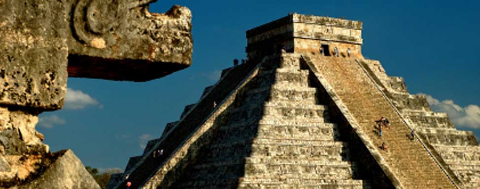 Many of Cancun's tourists take an excursion to see the Mayan Ruins at Tulum.