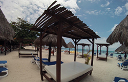 Puerto Morelos Secret Beach Villas catamaran Isla Mujeres Tour Guest have time to relax on the beach