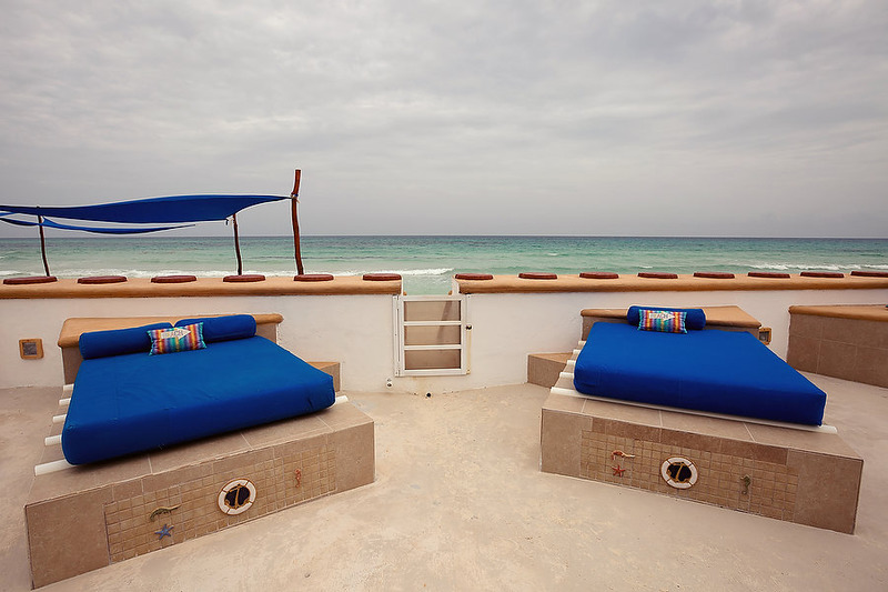 Puerto Morelos |Secret Beach Villas | Boat Villa |a favorite of our guest is our tanning beds
