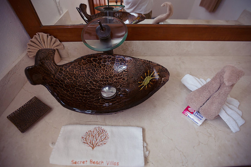 Puerto Morelos |Secret Beach Villas | Fish Villa |  Powder Room