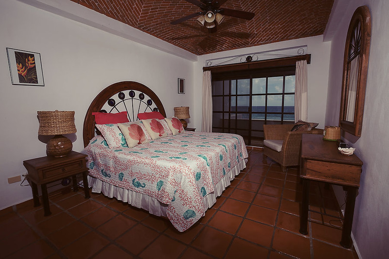 Puerto Morelos |Secret Beach Villas | Shell Villa |  Bedroom #2 Ocean View