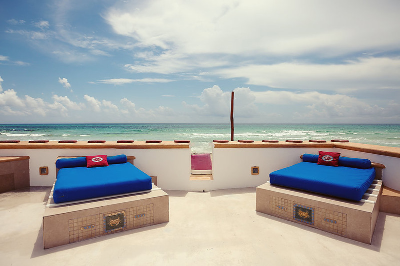 Puerto Morelos Villas Secret Beach Shell Villa For Each Villa Has 2 Tanning Beds